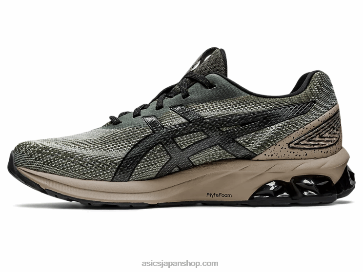 ゲル量子 180 vii L20V751Asics リシェングリーン/オリーブキャンバス