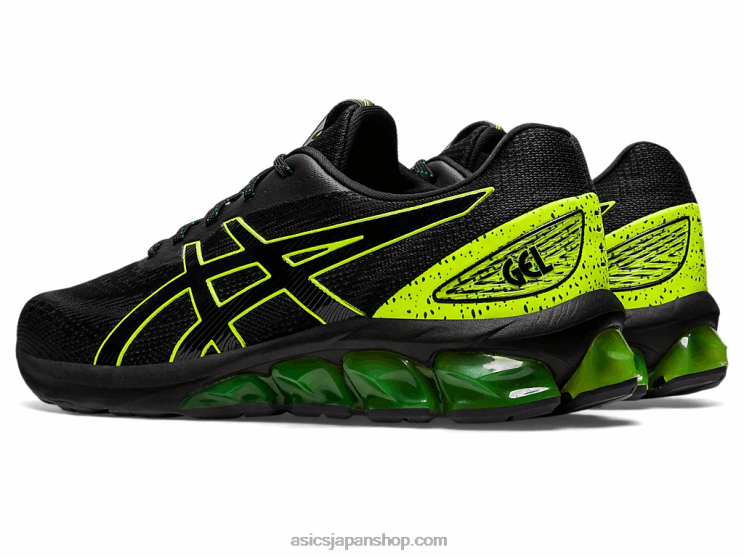 ゲル量子 180 vii L20V816Asics ブラック/セーフティイエロー