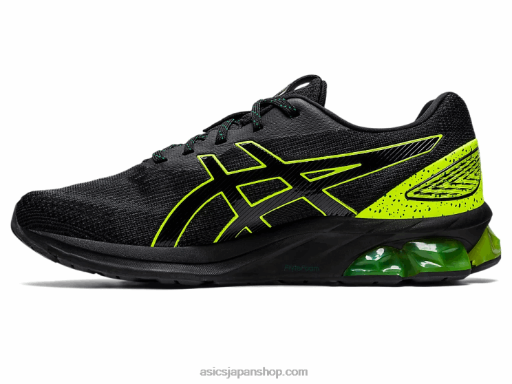 ゲル量子 180 vii L20V816Asics ブラック/セーフティイエロー