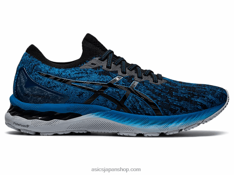 ゲルニンバス 23 ニット L20V1895Asics リボーンブルー/ブラック