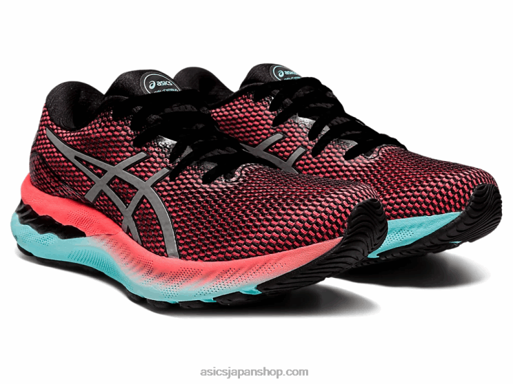 ゲルニンバス 23 ライトショー L20V3743Asics ブラック/ピュアシルバー