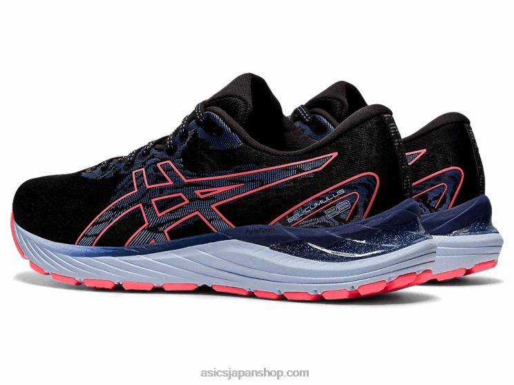 ゲル卵丘 23 L20V3886Asics ブラック/ブレイジングコーラル