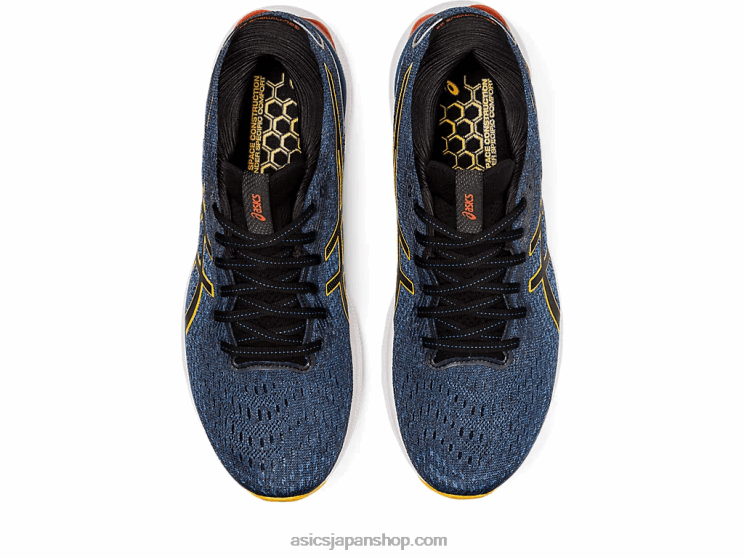 ゲルニンバス 24 L20V1025Asics 紺碧/琥珀