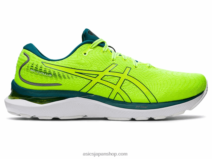 ジェル卵丘 24 L20V1036Asics セーフティイエロー/ベルベットパイン