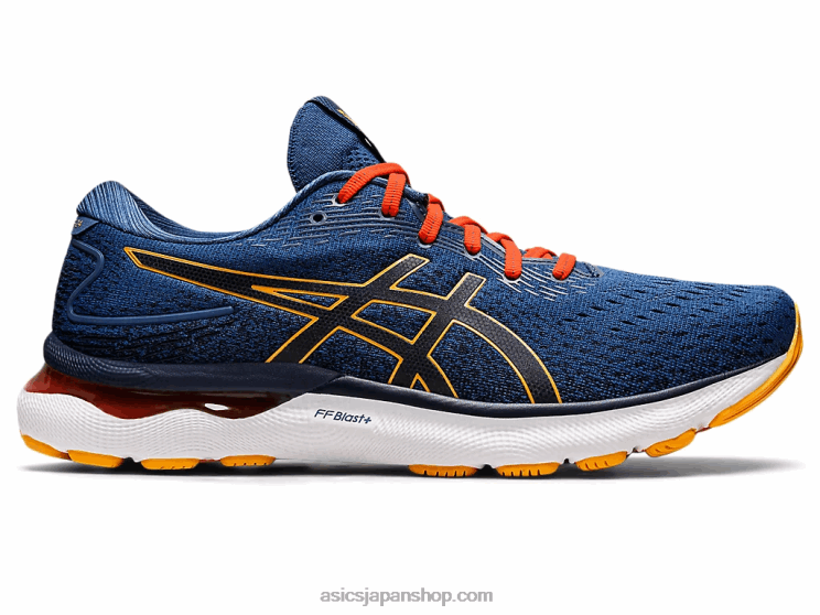 ゲルニンバス 24 L20V1197Asics ミッドナイトブルー/シトラス