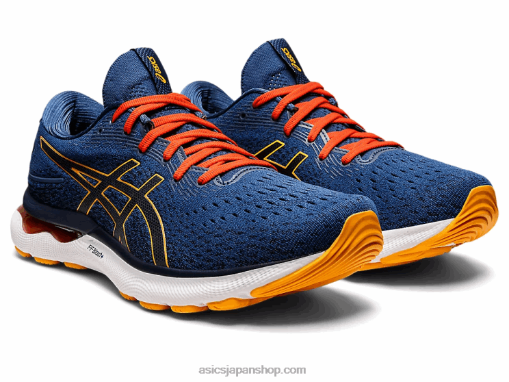 ゲルニンバス 24 L20V1197Asics ミッドナイトブルー/シトラス