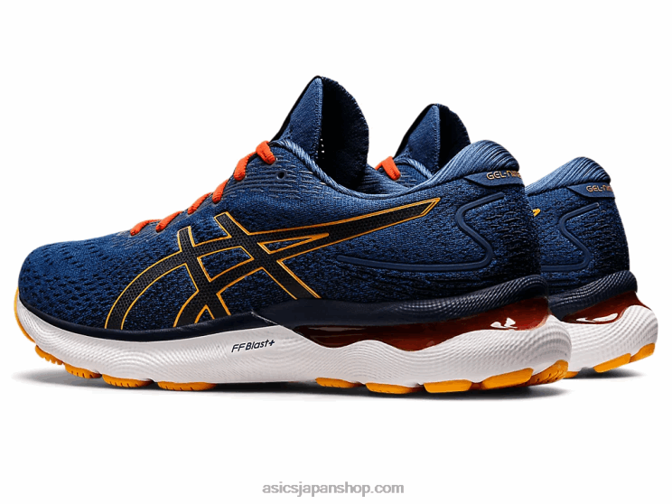 ゲルニンバス 24 L20V1197Asics ミッドナイトブルー/シトラス