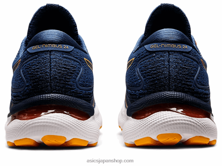 ゲルニンバス 24 L20V1197Asics ミッドナイトブルー/シトラス