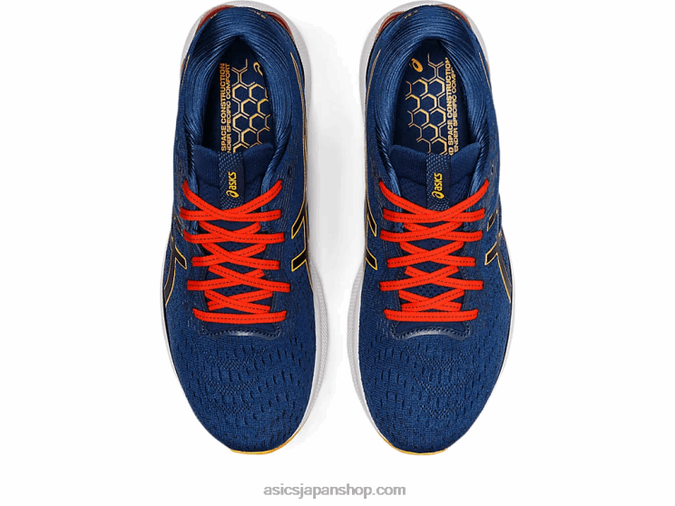 ゲルニンバス 24 L20V1197Asics ミッドナイトブルー/シトラス