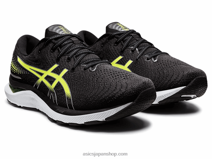 ジェル卵丘 24 L20V1316Asics ブラック/ハザードグリーン