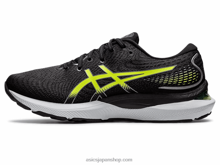 ジェル卵丘 24 L20V1316Asics ブラック/ハザードグリーン