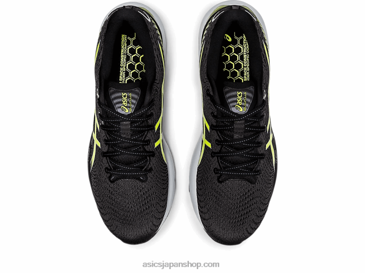 ジェル卵丘 24 L20V1316Asics ブラック/ハザードグリーン