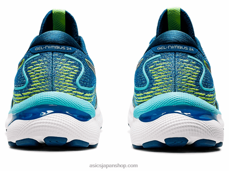 ゲルニンバス 24 ワイド L20V1467Asics レイクドライブ/ハザードグリーン
