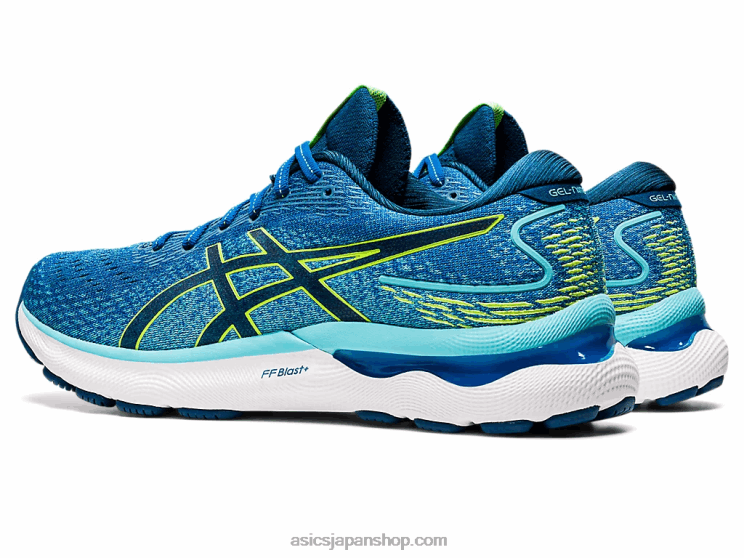 ゲルニンバス 24 エクストラワイド L20V1521Asics レイクドライブ/ハザードグリーン