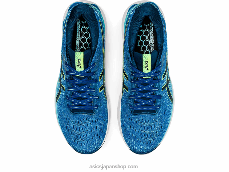 ゲルニンバス 24 エクストラワイド L20V1521Asics レイクドライブ/ハザードグリーン