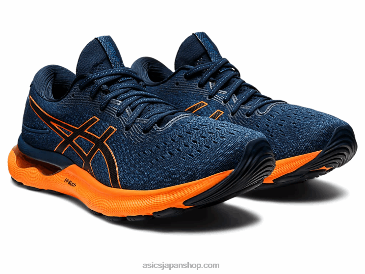 ゲルニンバス 24 L20V1550Asics フレンチブルー/ショッキングオレンジ