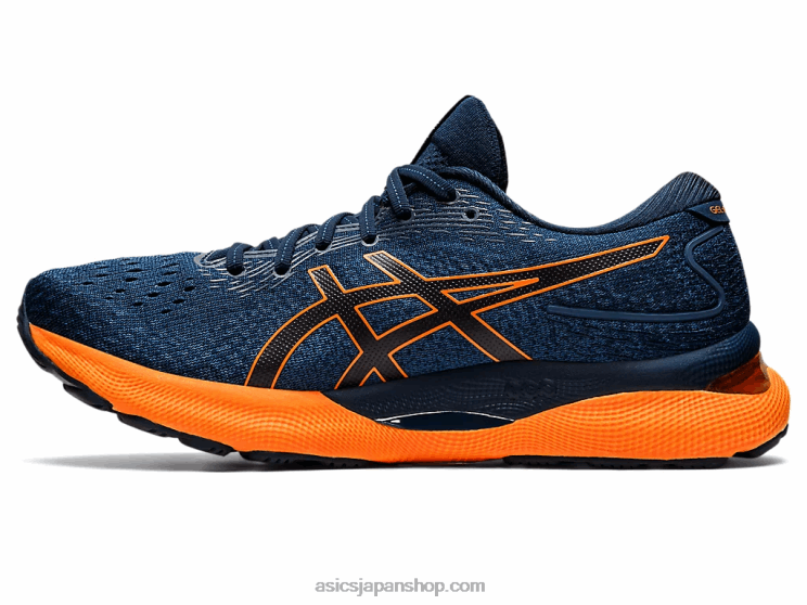 ゲルニンバス 24 L20V1550Asics フレンチブルー/ショッキングオレンジ