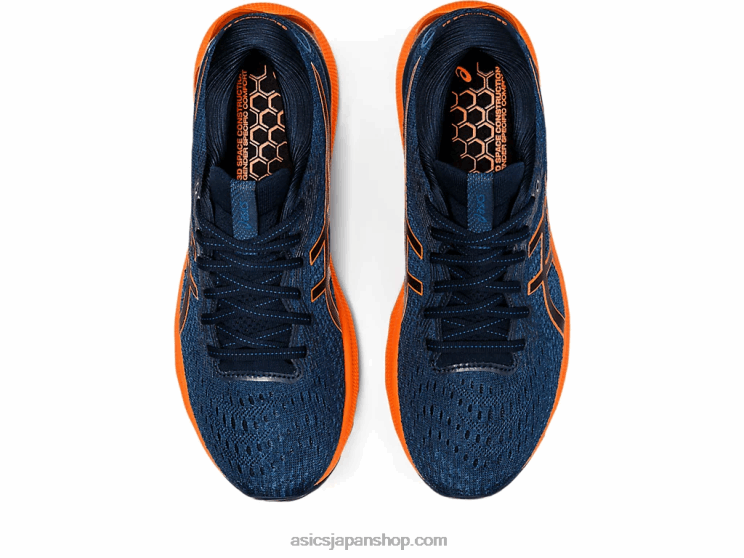 ゲルニンバス 24 L20V1550Asics フレンチブルー/ショッキングオレンジ