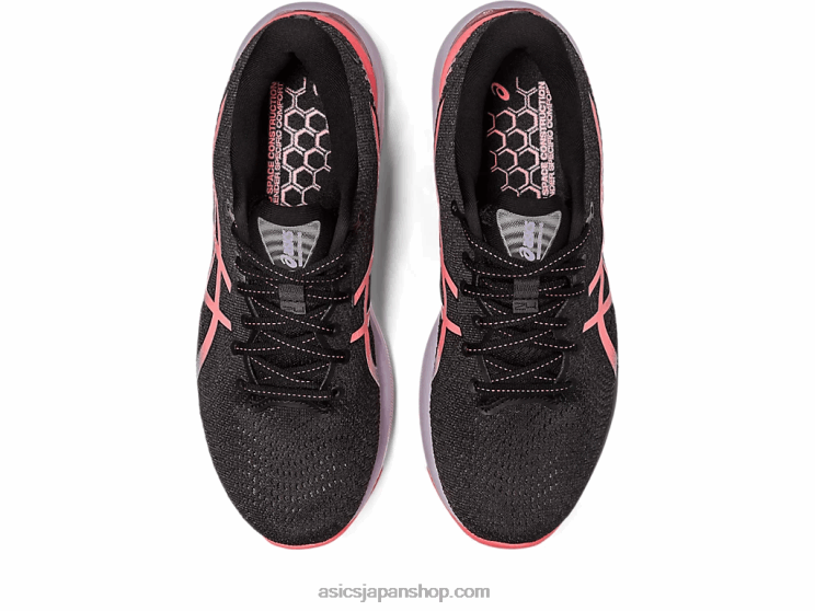 ジェル卵丘 24 L20V2401Asics ブラック/パパイヤ