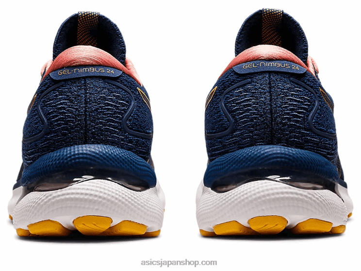 ゲルニンバス 24 L20V2667Asics ミッドナイトブルー/タイガーイエロー