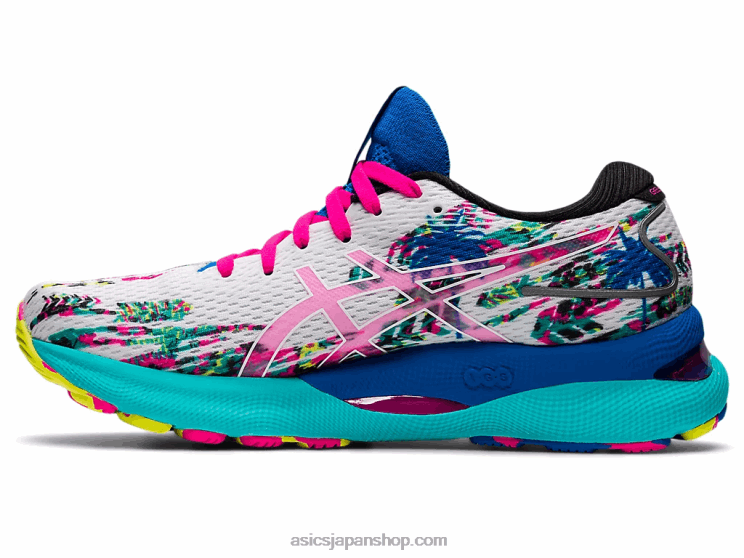 ゲルニンバス 24 L20V3226Asics ホワイト/ピンクグロ