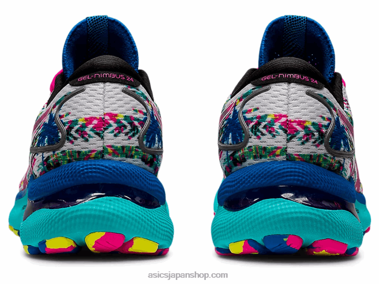 ゲルニンバス 24 L20V3226Asics ホワイト/ピンクグロ
