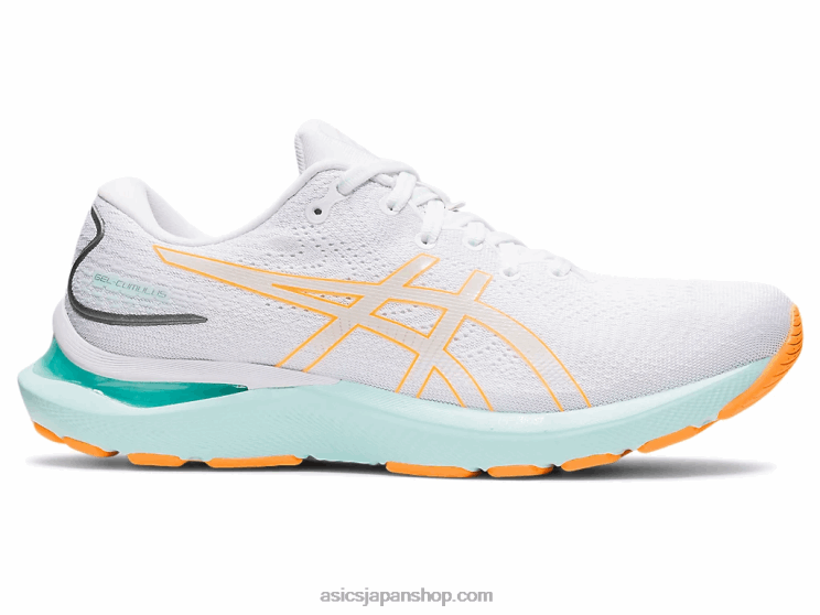 ジェル卵丘 24 L20V3232Asics ホワイト/オレンジポップ