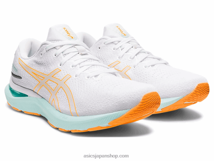 ジェル卵丘 24 L20V3232Asics ホワイト/オレンジポップ