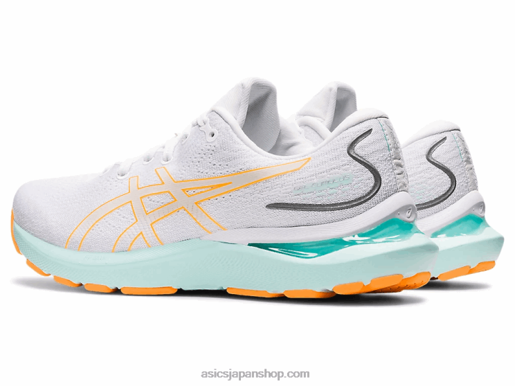 ジェル卵丘 24 L20V3232Asics ホワイト/オレンジポップ