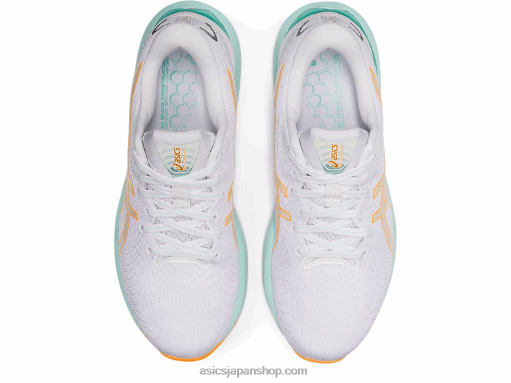 ジェル卵丘 24 L20V3232Asics ホワイト/オレンジポップ