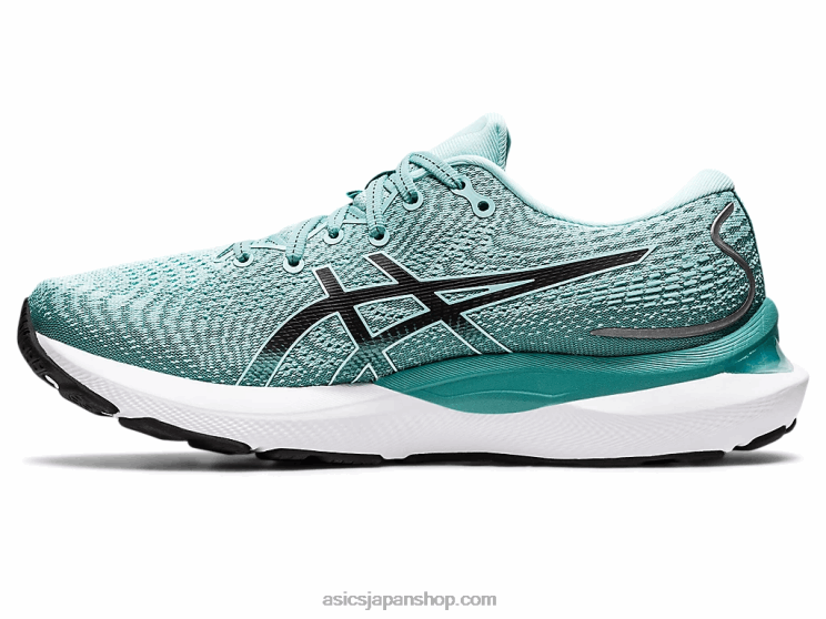 ジェル卵丘 24 L20V3240Asics オアシスグリーン/ブラック