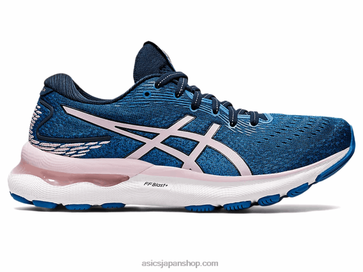 ゲルニンバス 24 L20V3546Asics フレンチブルー/ベアリーローズ