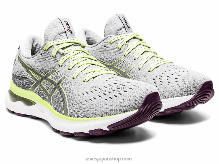 ゲルニンバス 24 L20V3549Asics ピエモンテグレー/ライムグリーン