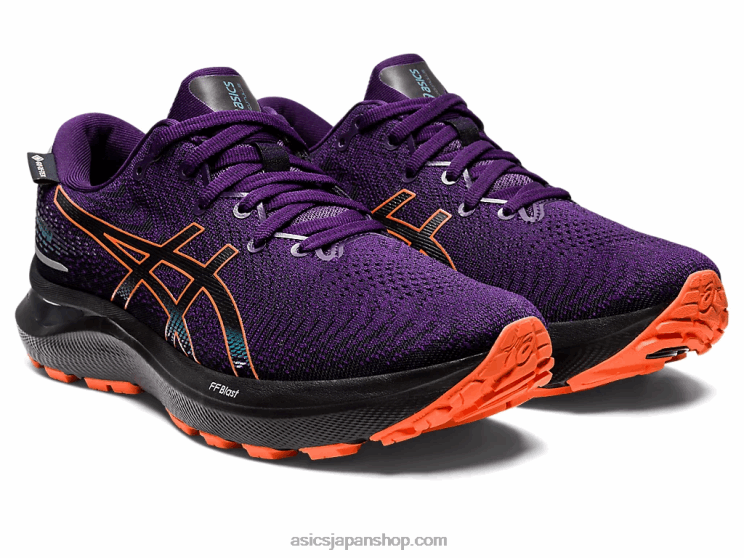 ゲルキュムラス 24 gtx L20V2591Asics ナイトシェード/ノバオレンジ