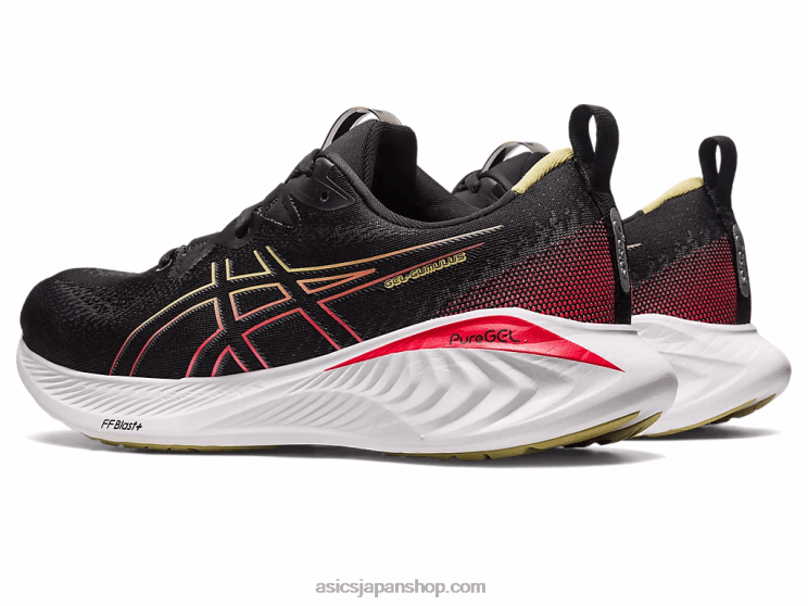 ジェル卵丘 25 L20V123Asics ブラック/エレクトリックレッド