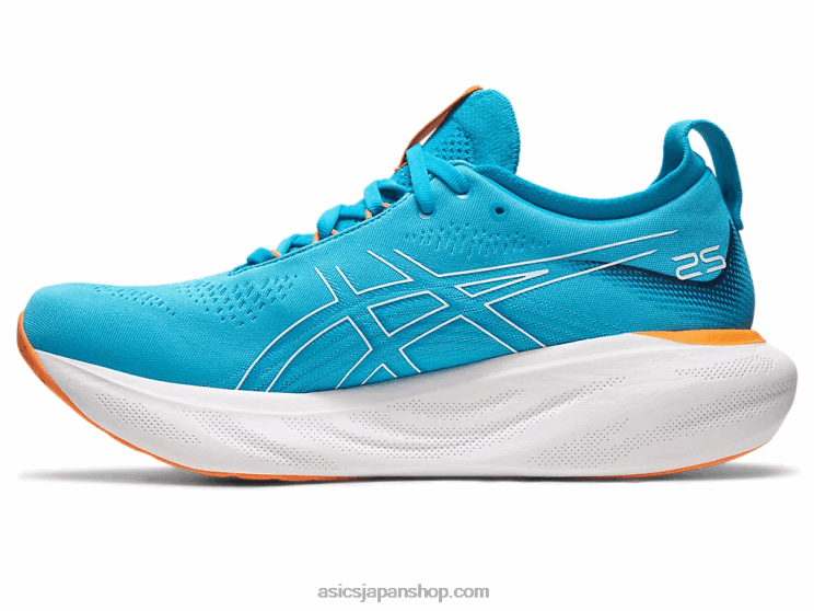 ゲルニンバス 25 エクストラワイド L20V191Asics アイランドブルー/サンピーチ
