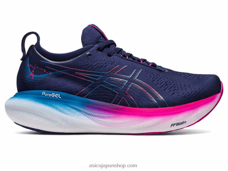 ゲルニンバス 25 L20V2138Asics インディゴブルー/ピンクレイブ