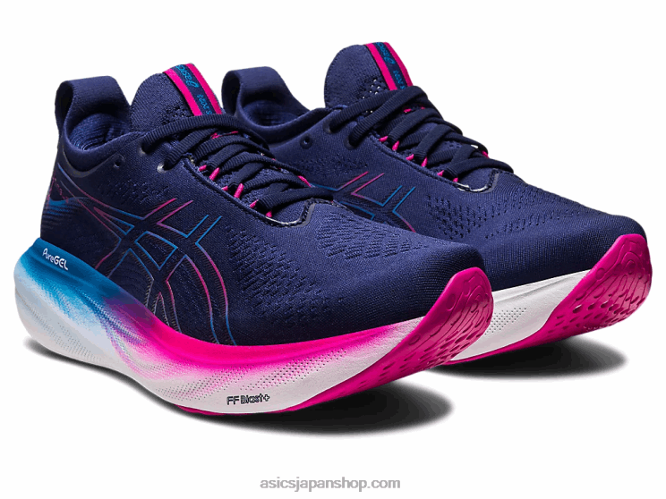 ゲルニンバス 25 L20V2138Asics インディゴブルー/ピンクレイブ