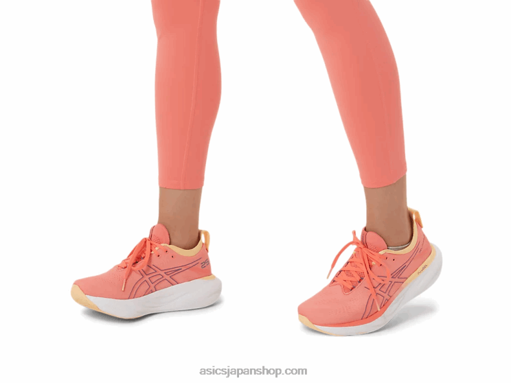 ゲルニンバス 25 L20V2149Asics パパイヤ/ダスティパープル