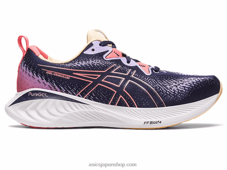 ジェル卵丘 25 L20V2208Asics 真夜中/パパイヤ
