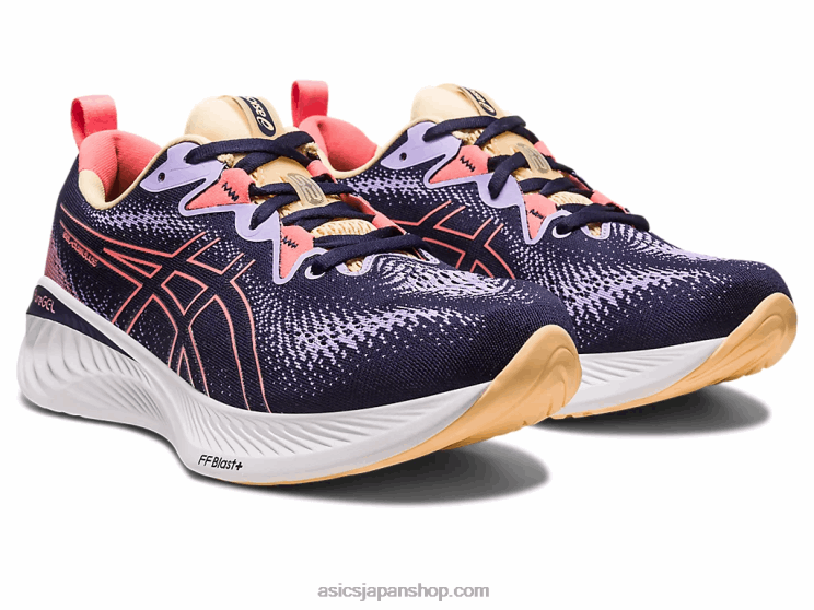 ジェル卵丘 25 L20V2208Asics 真夜中/パパイヤ