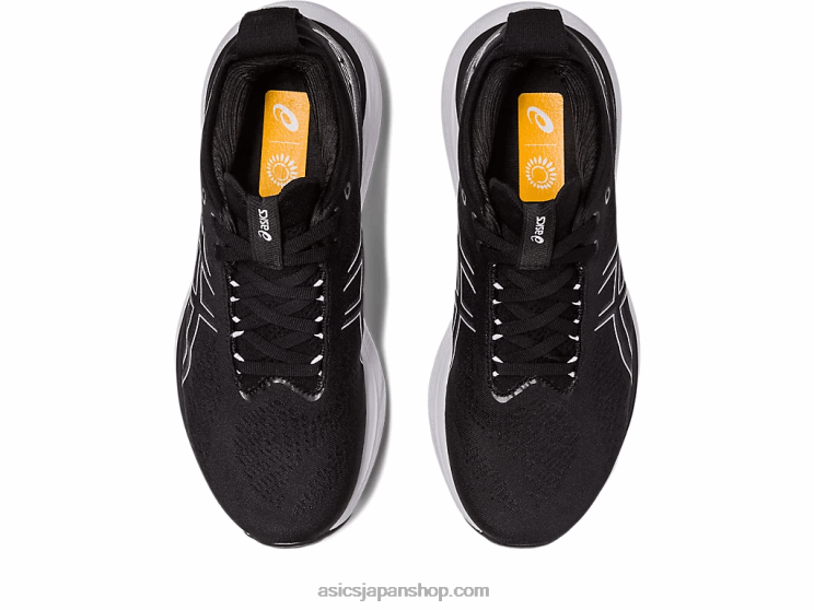 ゲルニンバス 25 L20V2371Asics ブラック/ピュアシルバー