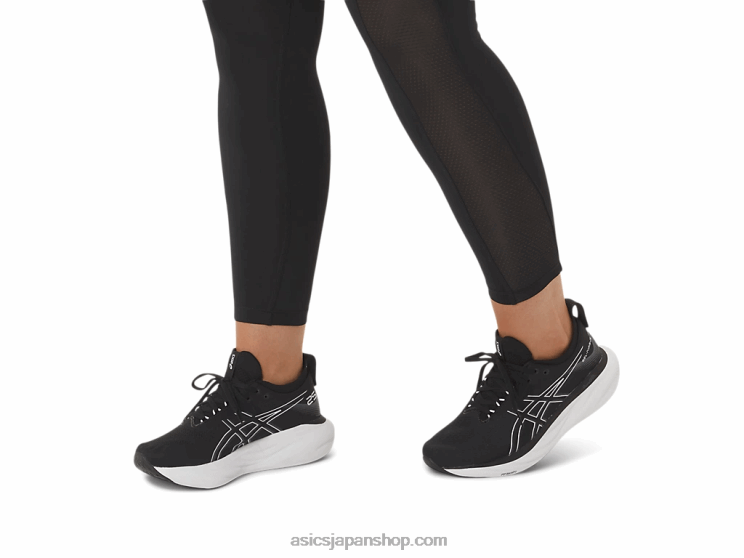 ゲルニンバス 25 L20V2371Asics ブラック/ピュアシルバー