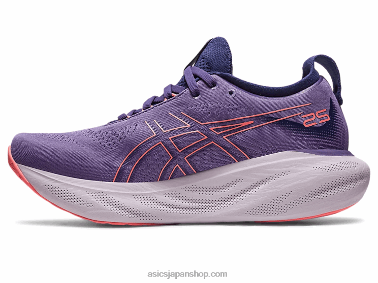 ゲルニンバス 25 L20V2372Asics ダスティパープル/パパイヤ
