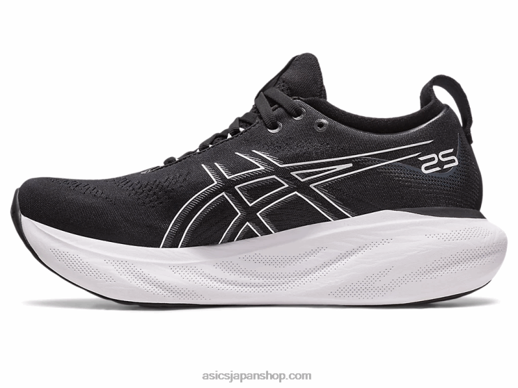 ゲルニンバス 25 ワイド L20V2376Asics ブラック/ピュアシルバー