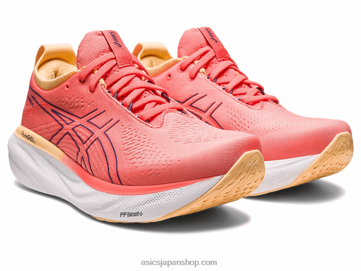 ゲルニンバス 25 ワイド L20V2377Asics パパイヤ/ダスティパープル