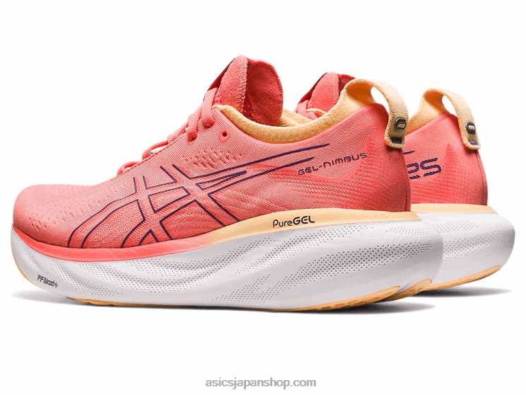 ゲルニンバス 25 ワイド L20V2377Asics パパイヤ/ダスティパープル