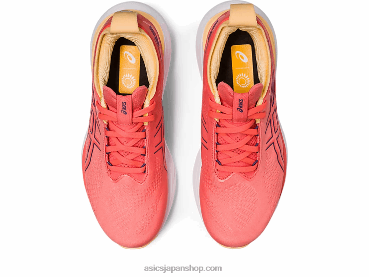 ゲルニンバス 25 ワイド L20V2377Asics パパイヤ/ダスティパープル