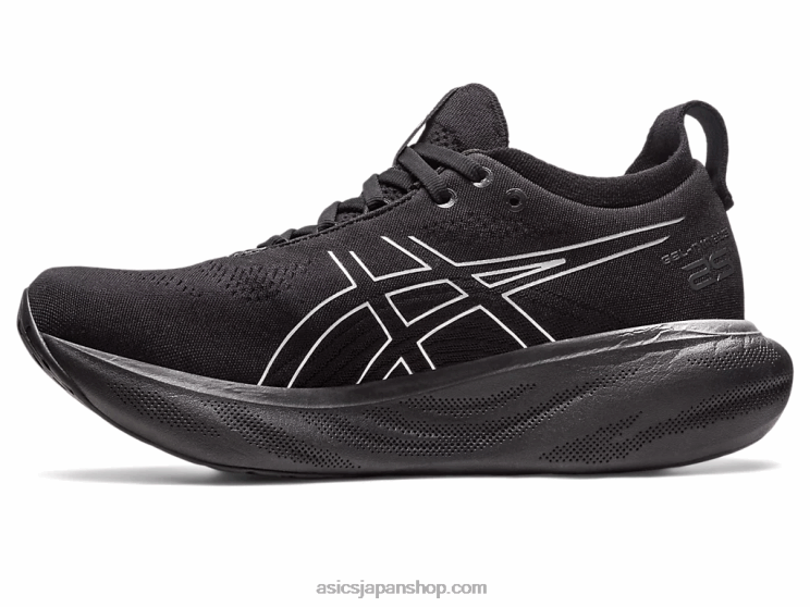 ゲルニンバス 25 プラチナ L20V2379Asics ブラック/ピュアシルバー