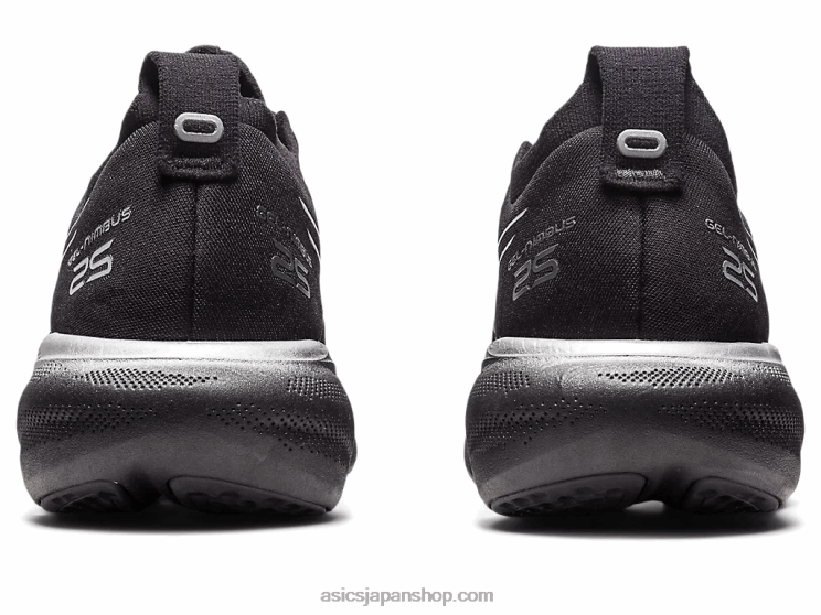 ゲルニンバス 25 プラチナ L20V2379Asics ブラック/ピュアシルバー